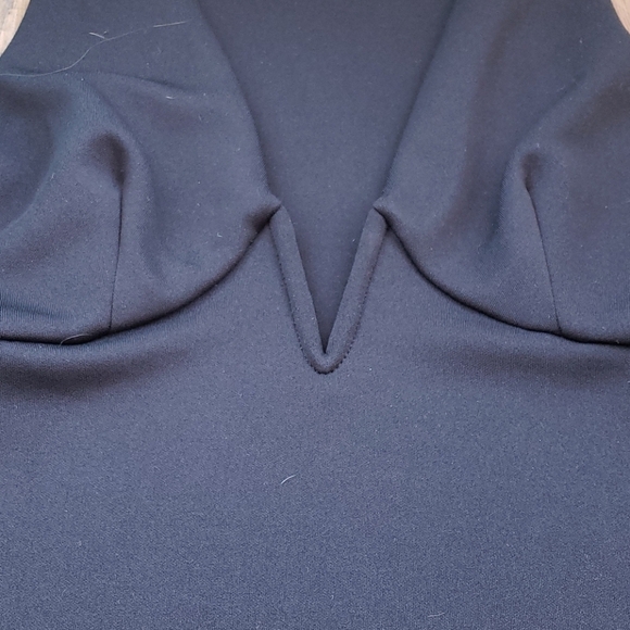 Forever 21 Little Black Dress with Deep V Size M - Picture 3 of 5